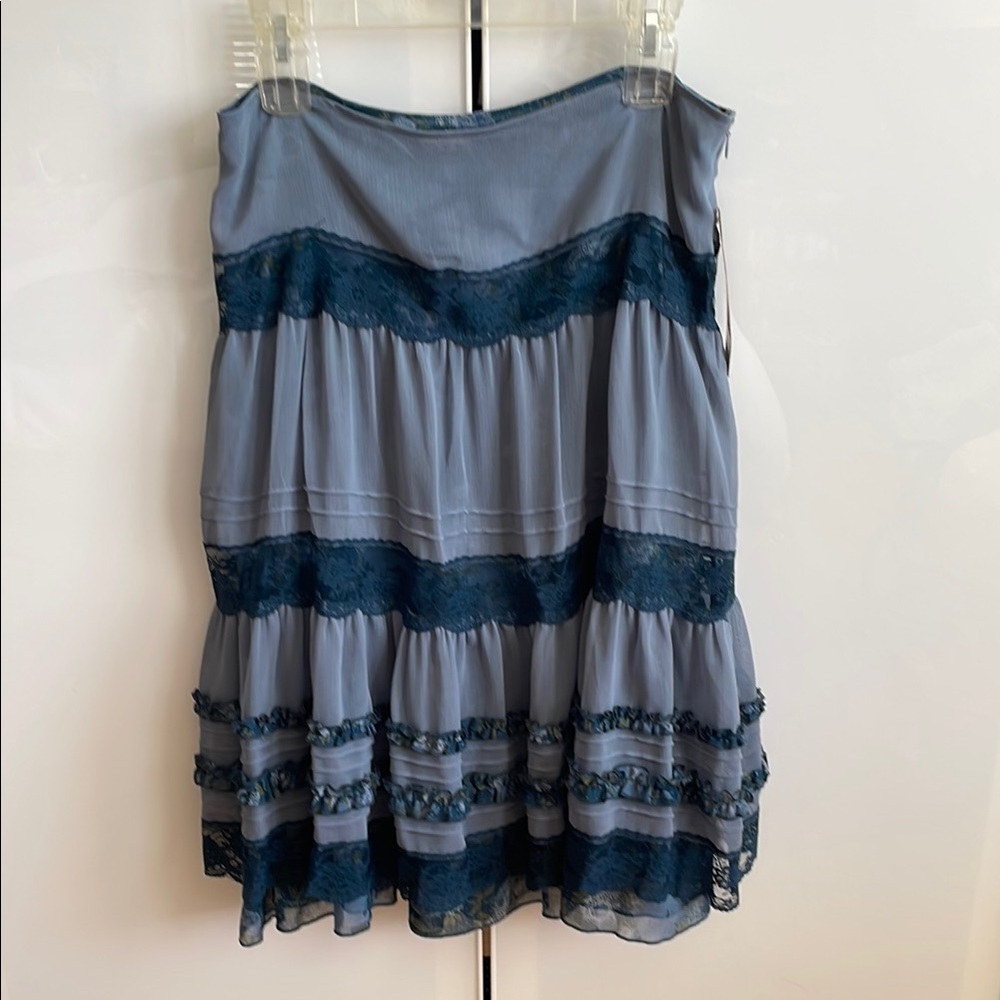DKNY JEANS Blue and Teal Sleeveless Dress size 8